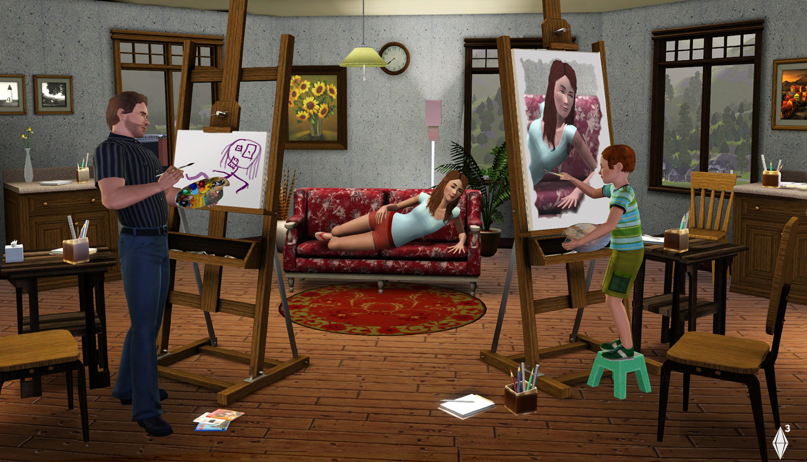 Это фотки из The Sims 3.